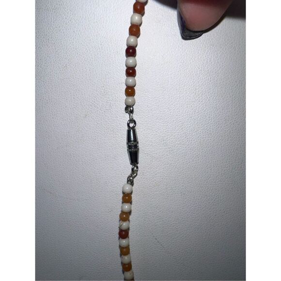 Vintage Abalone and Shell Beaded Necklace - Picture 5 of 8